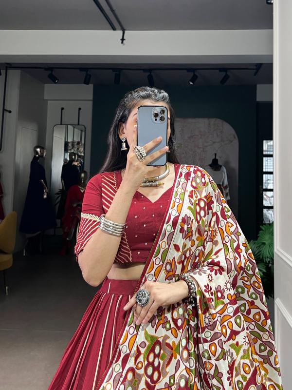 LNB 1658 Chanderi MRN Buy lehenga choli at wholesale prices - wholesale export